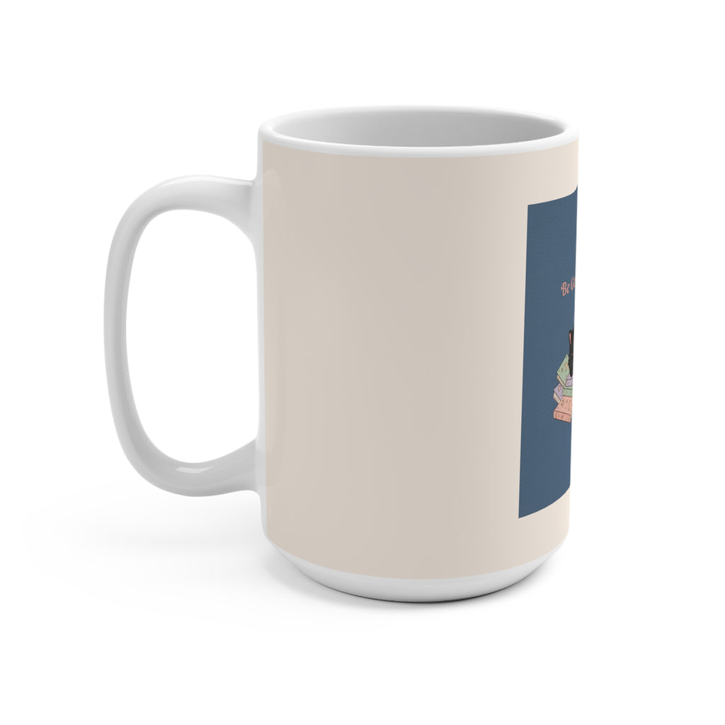 Black Cat Mug 15oz – Be Gentle With Yourself