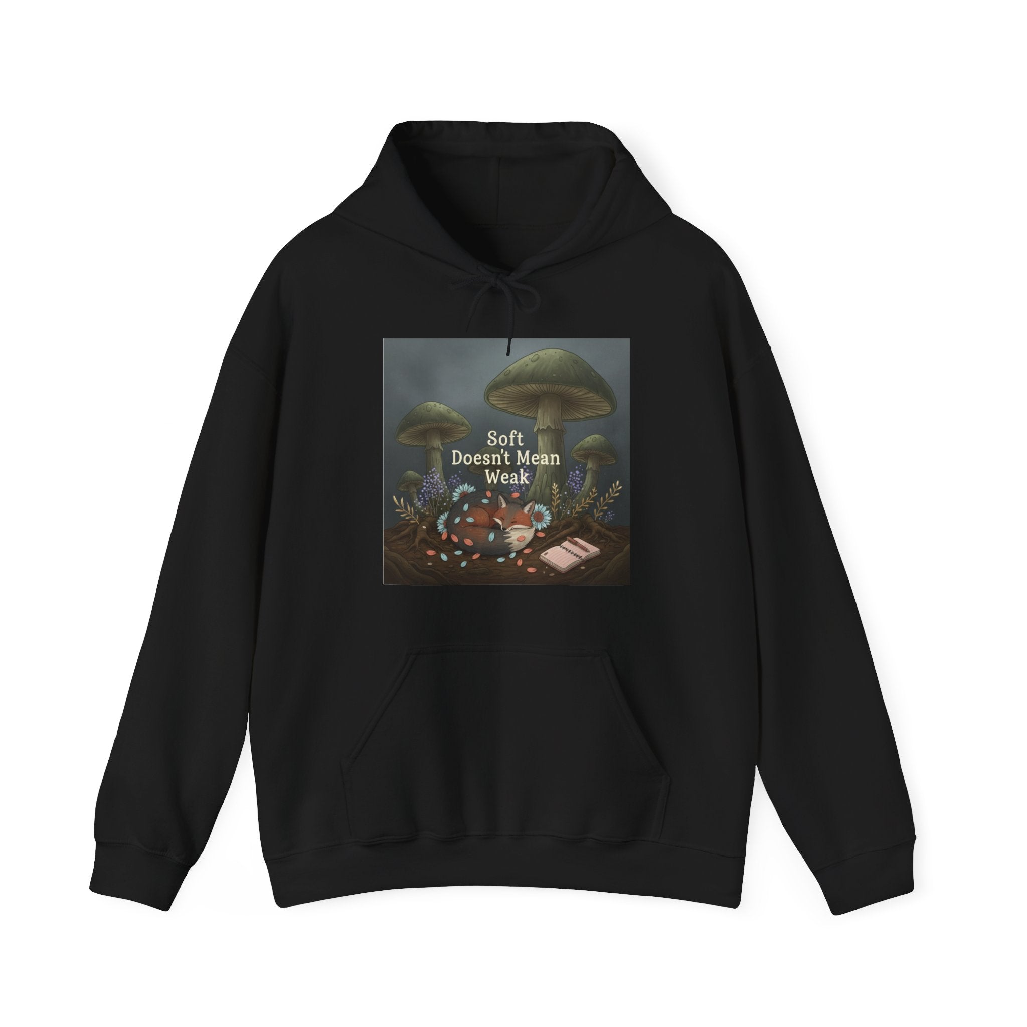 Fox Hoodie – Soft Doesnt Mean Weak