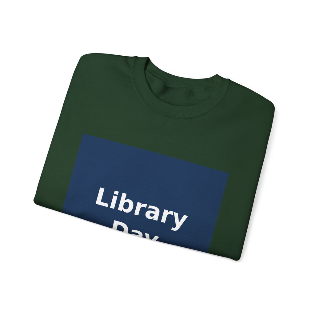"Library Day" Black Cat Crewneck | College Girl Gift | Fashion | KayKay Classics