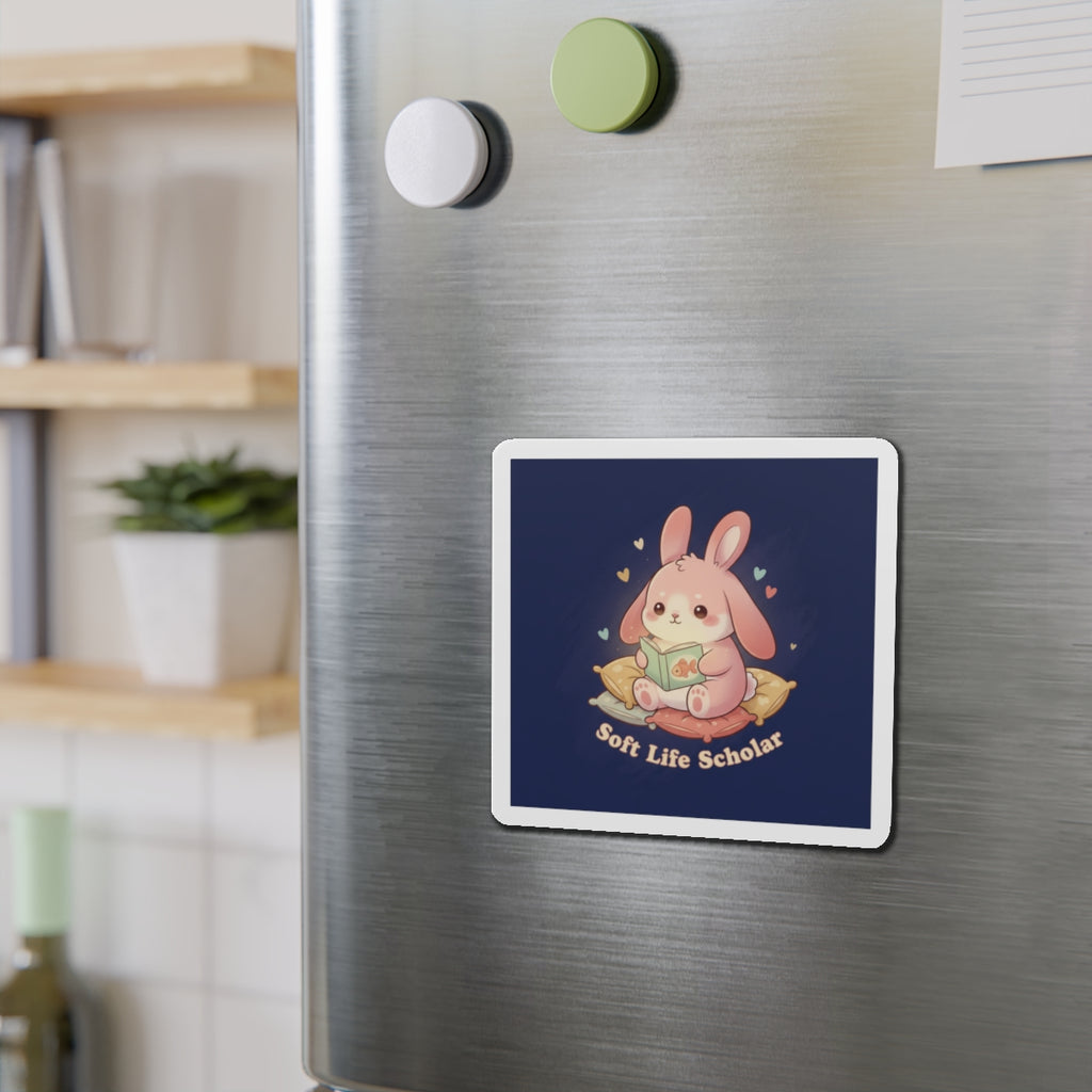 Bunny Die-Cut Magnet – Soft Life Scholar