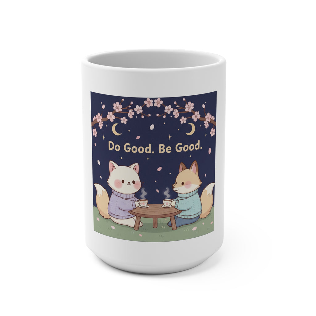 Cat Mug 15oz – Do Good Be Good