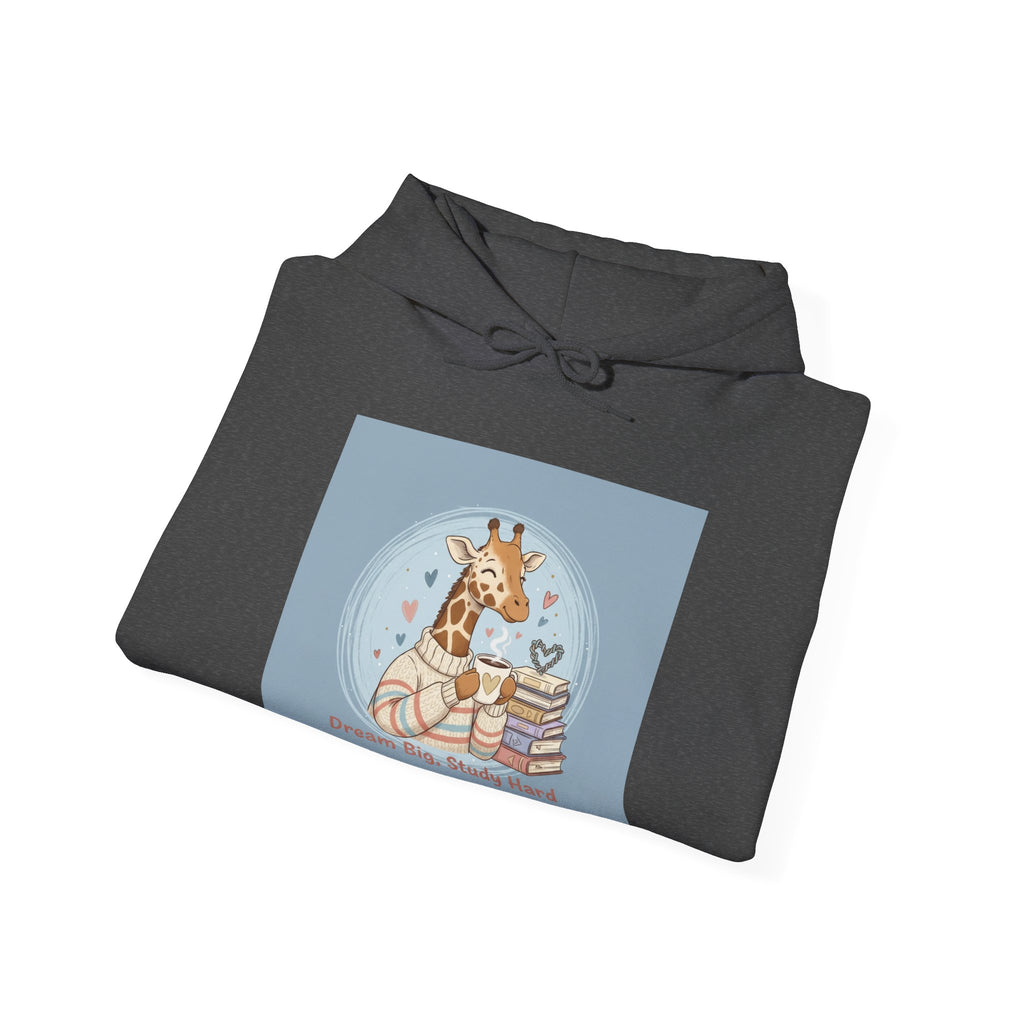 Dream Big, Study Hard Giraffe Hoodie
