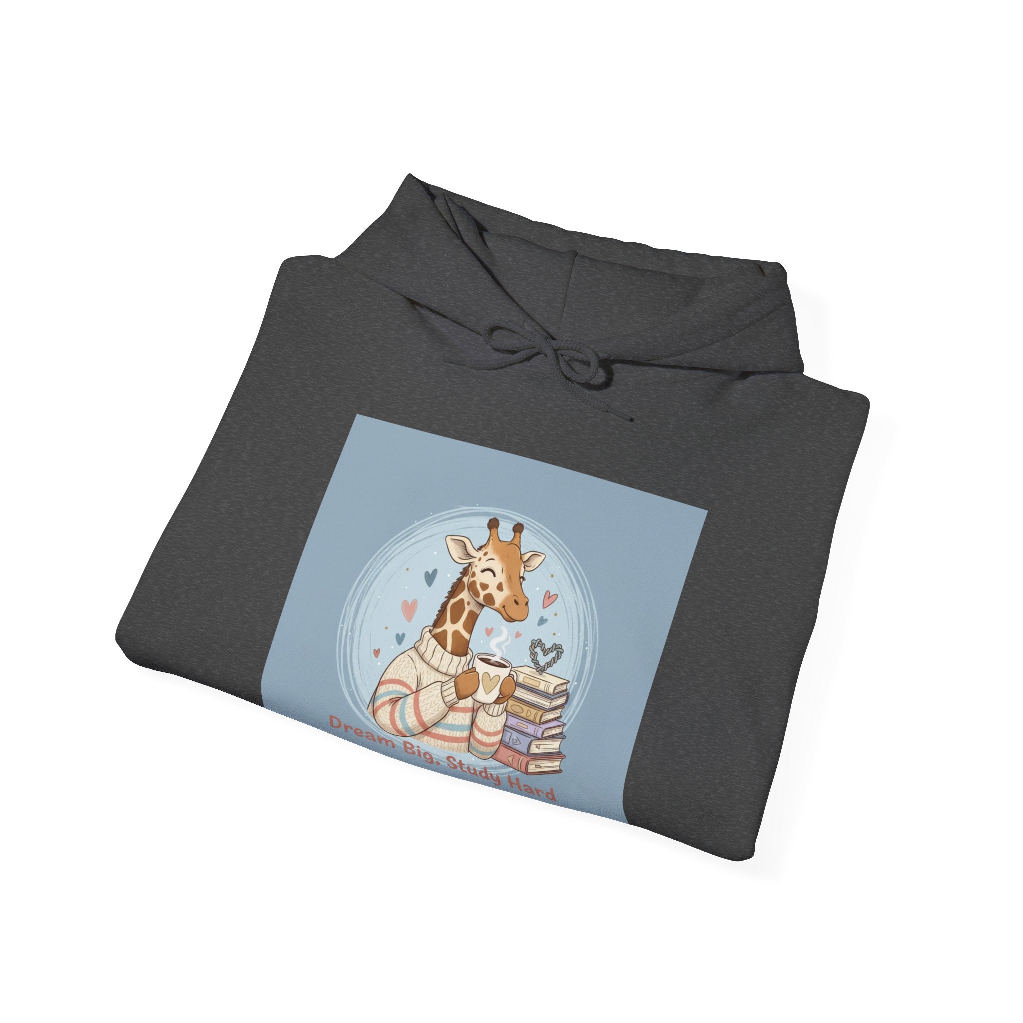 Dream Big, Study Hard Giraffe Hoodie