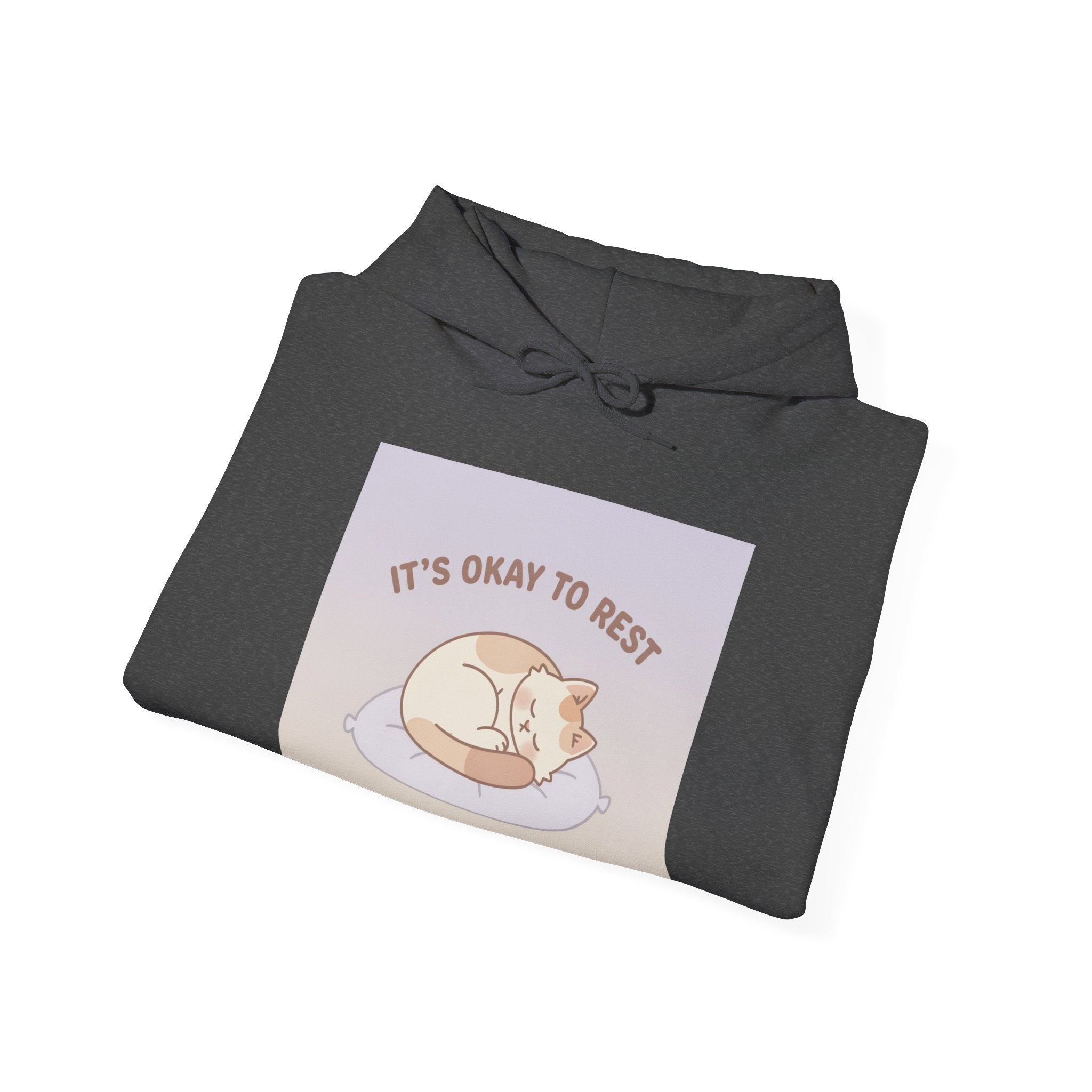ITS OKAY TO REST Cat Hoodie