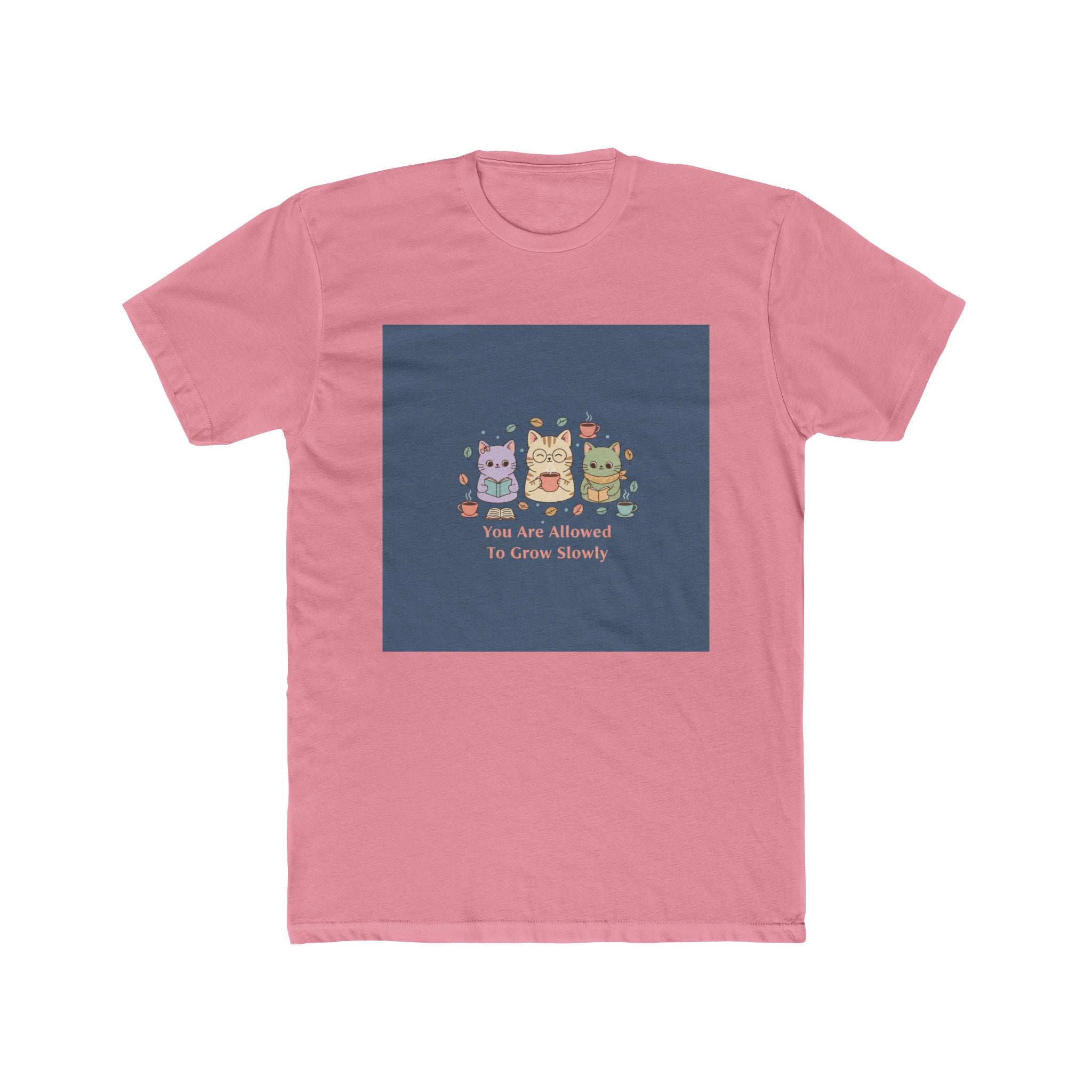 Cats With Glasses Unisex Tee – You Are Allowed to Grow Slowly