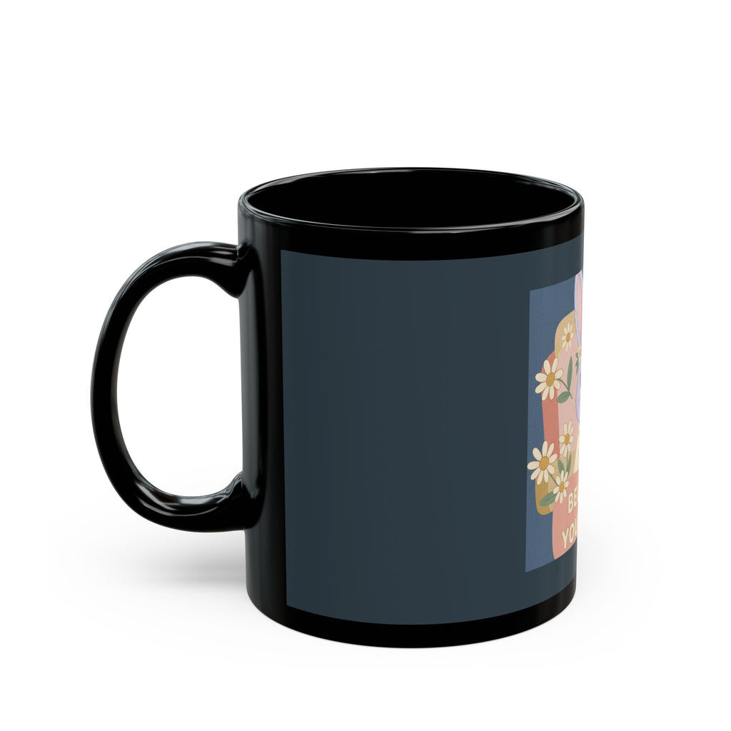 Bunny Black Mug 11oz – Believe in Your Magic