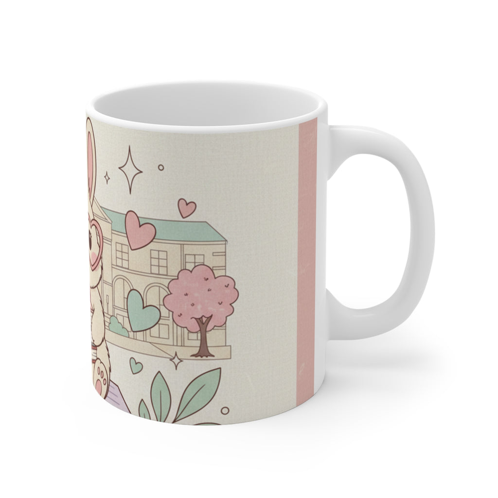 Study Buddy Vibes Rabbit Mug 11oz