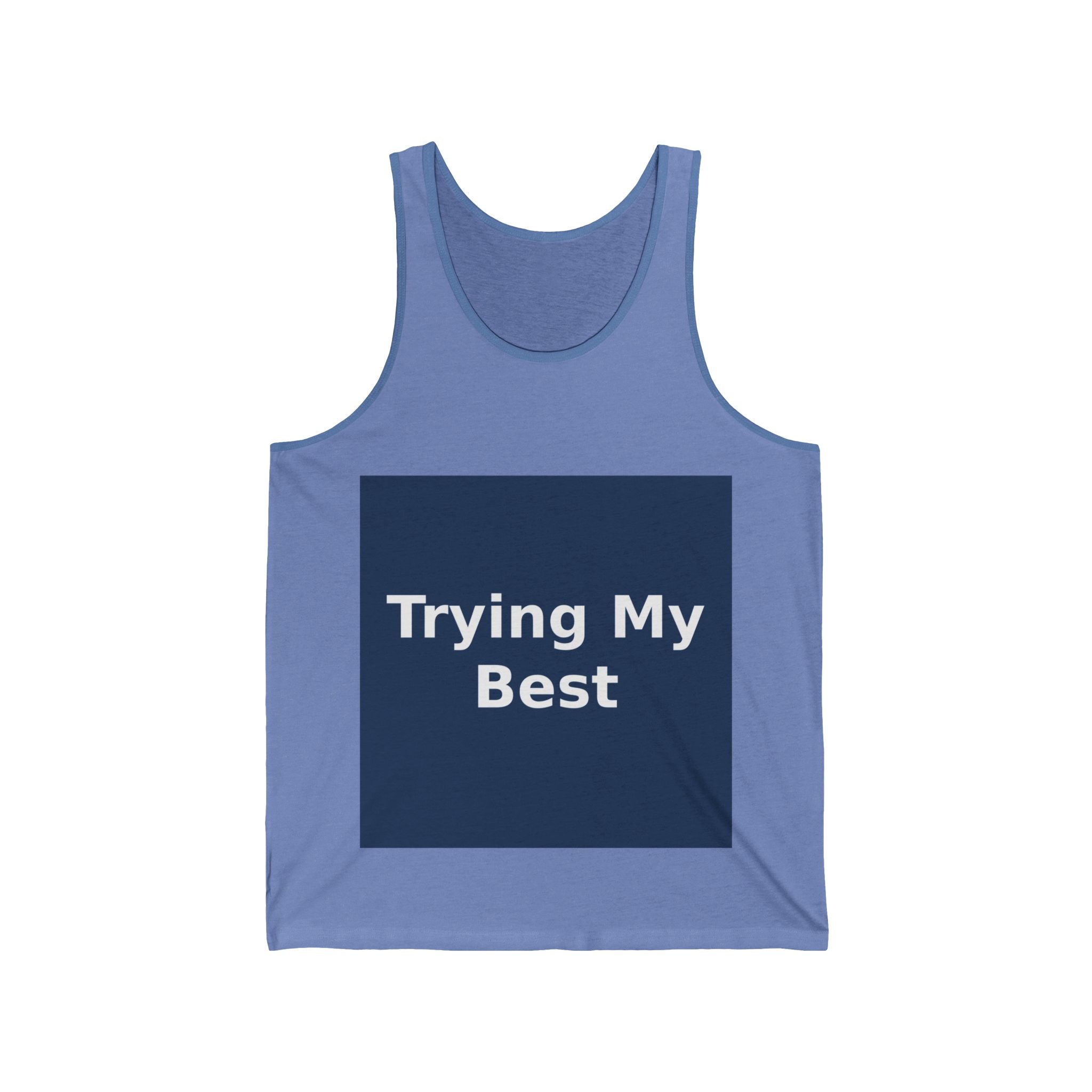 "Trying My Best" Black Cat Tank Top | College Girl Gift | Fashion | KayKay Classics