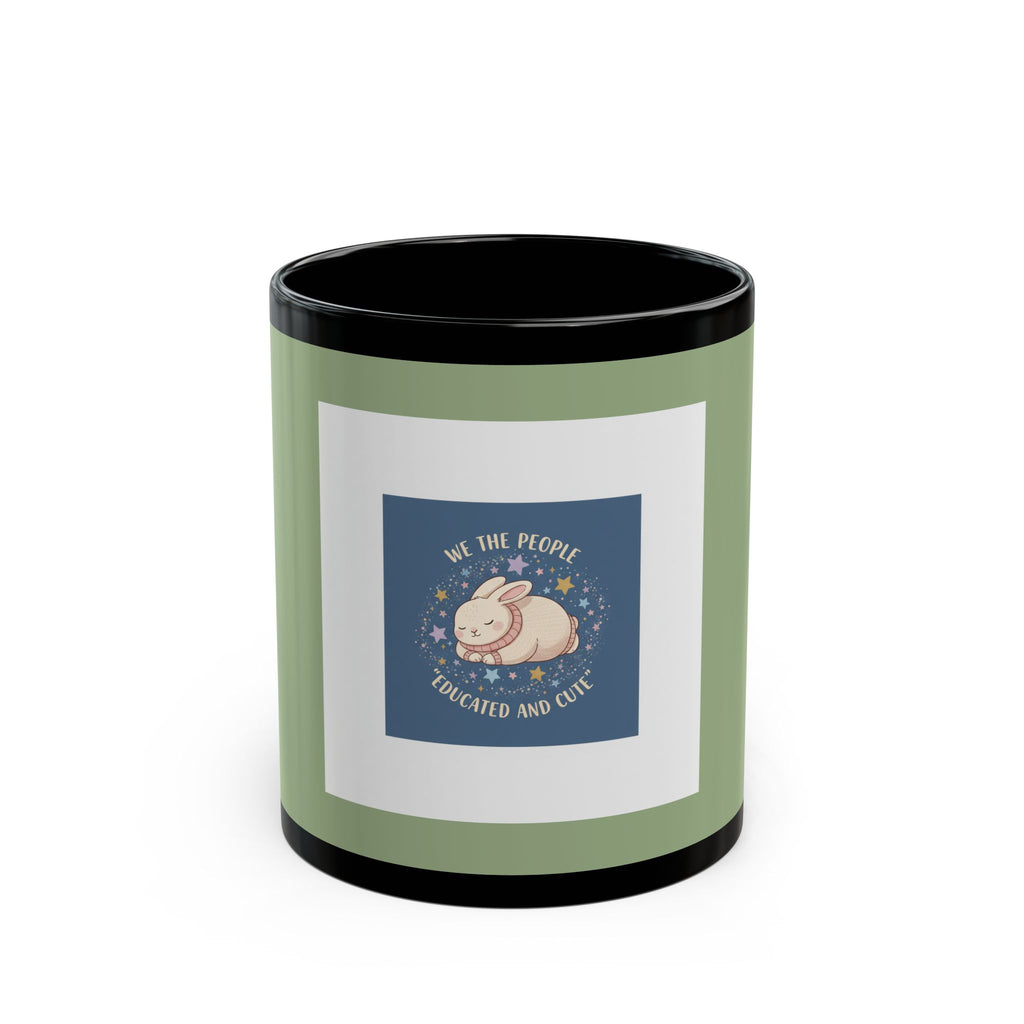 Bunny Black Mug 11oz – We the People