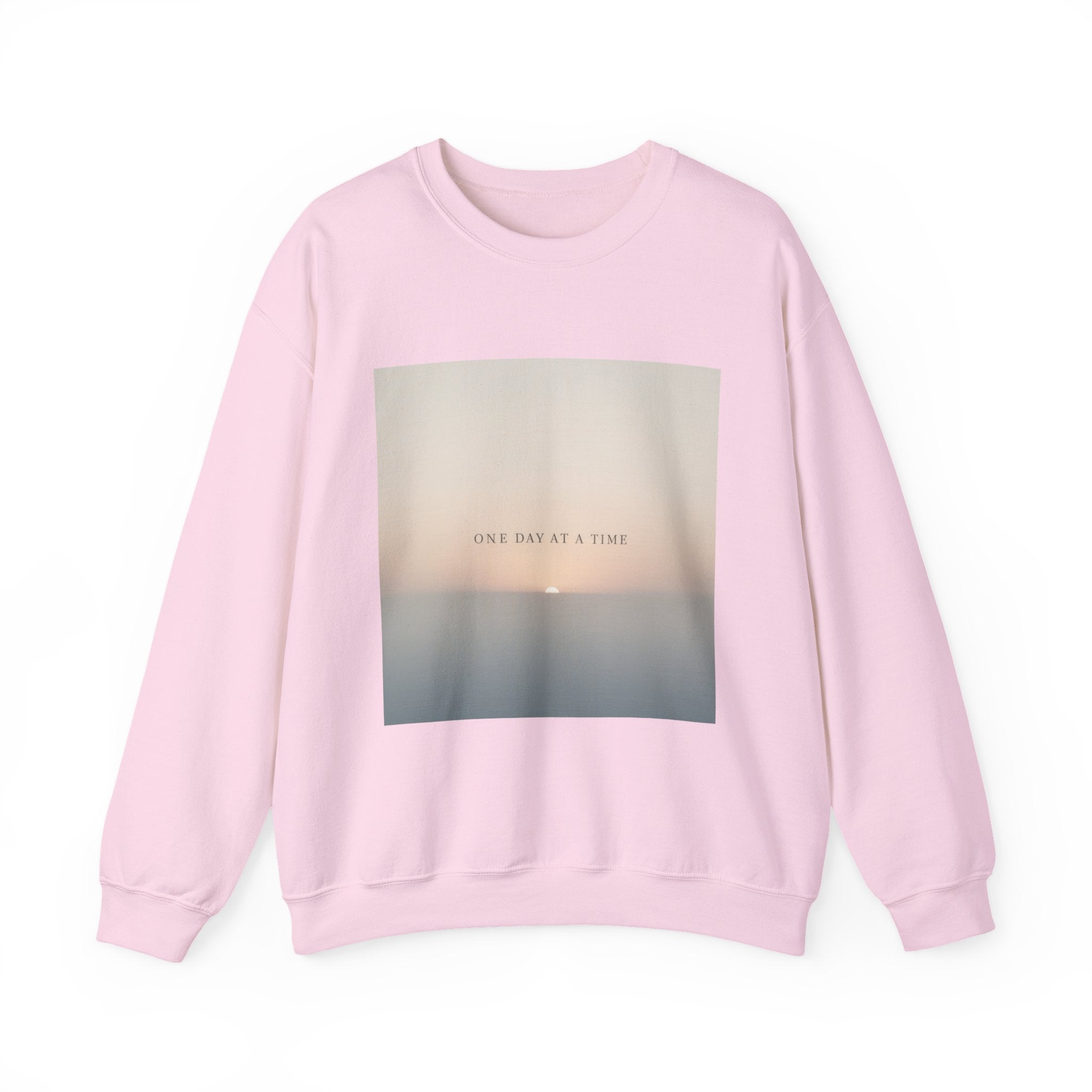 "ONE DAY AT A TIME" Black Cat Crewneck | College Girl Gift | Fashion | KayKay Classics