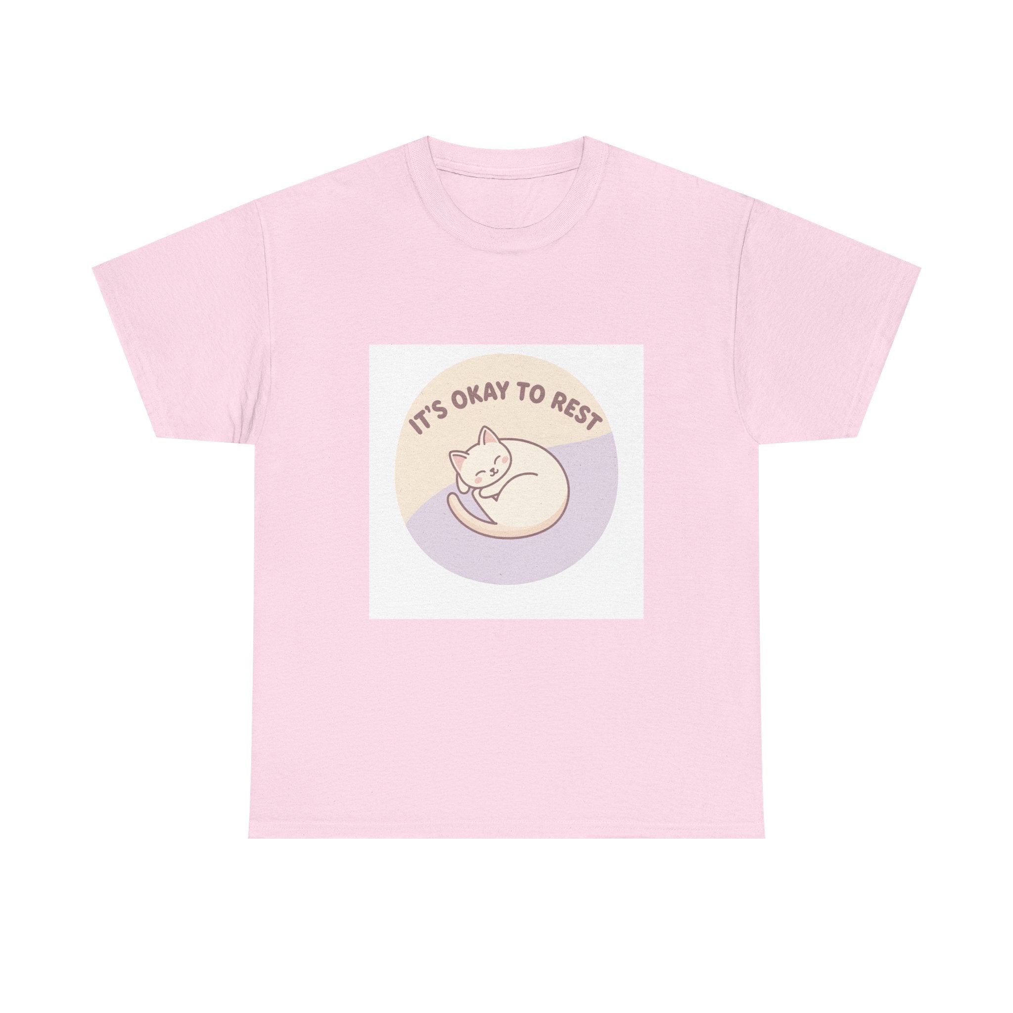 "IT'S OKAY TO REST" Black Cat Kids Tee | College Girl Gift | Fashion | KayKay Classics