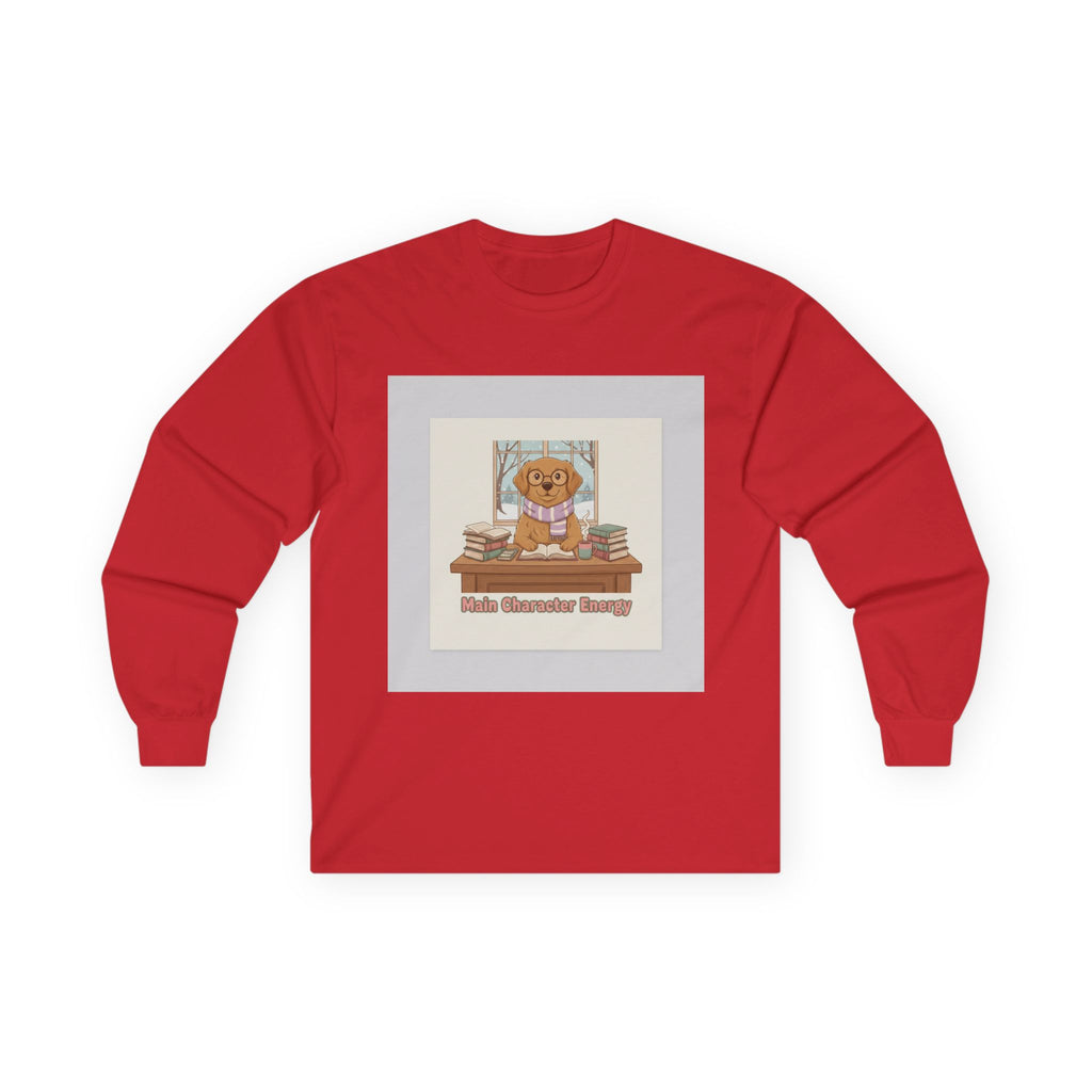 Main Character Energy Dog Long Sleeve Tee