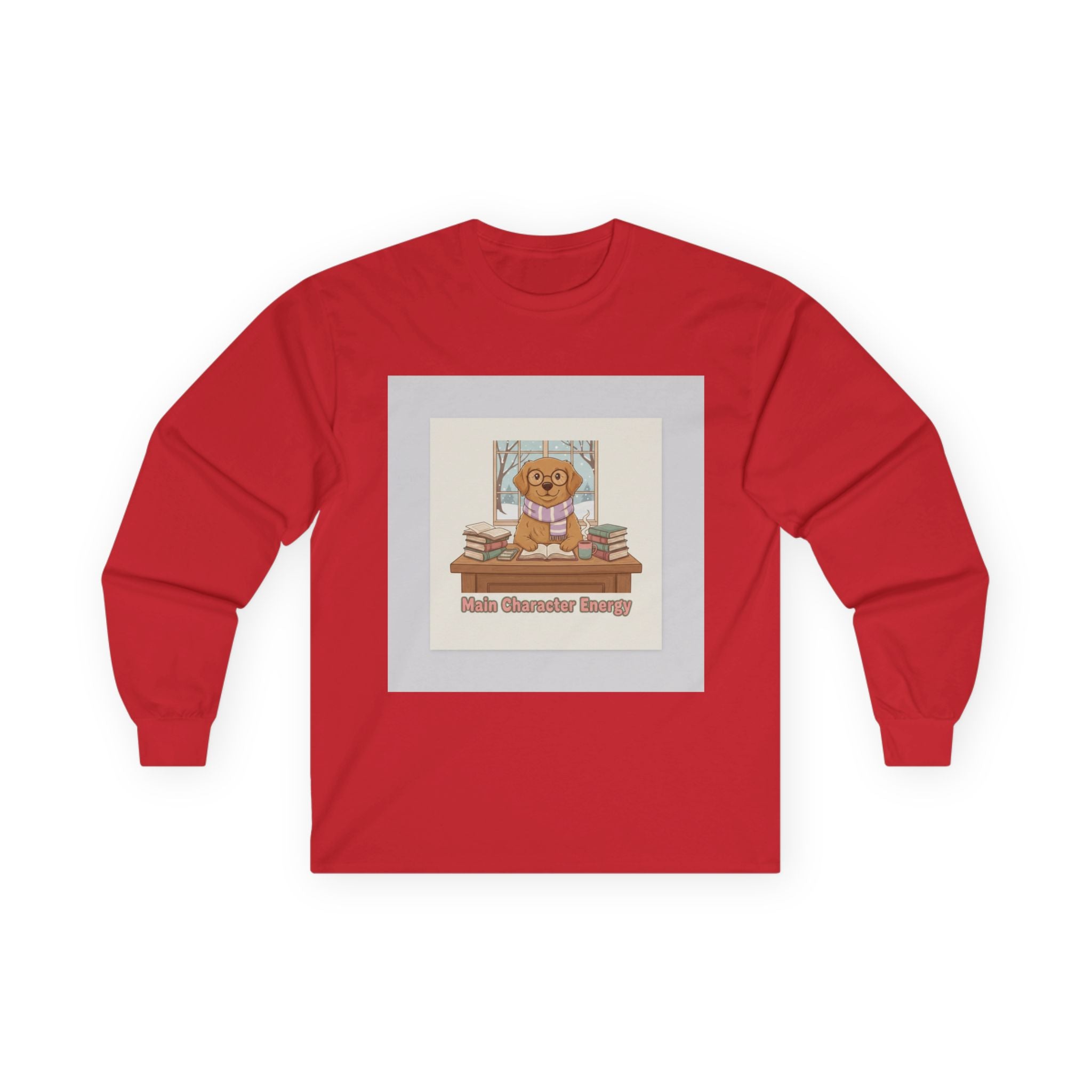 Main Character Energy Dog Long Sleeve Tee