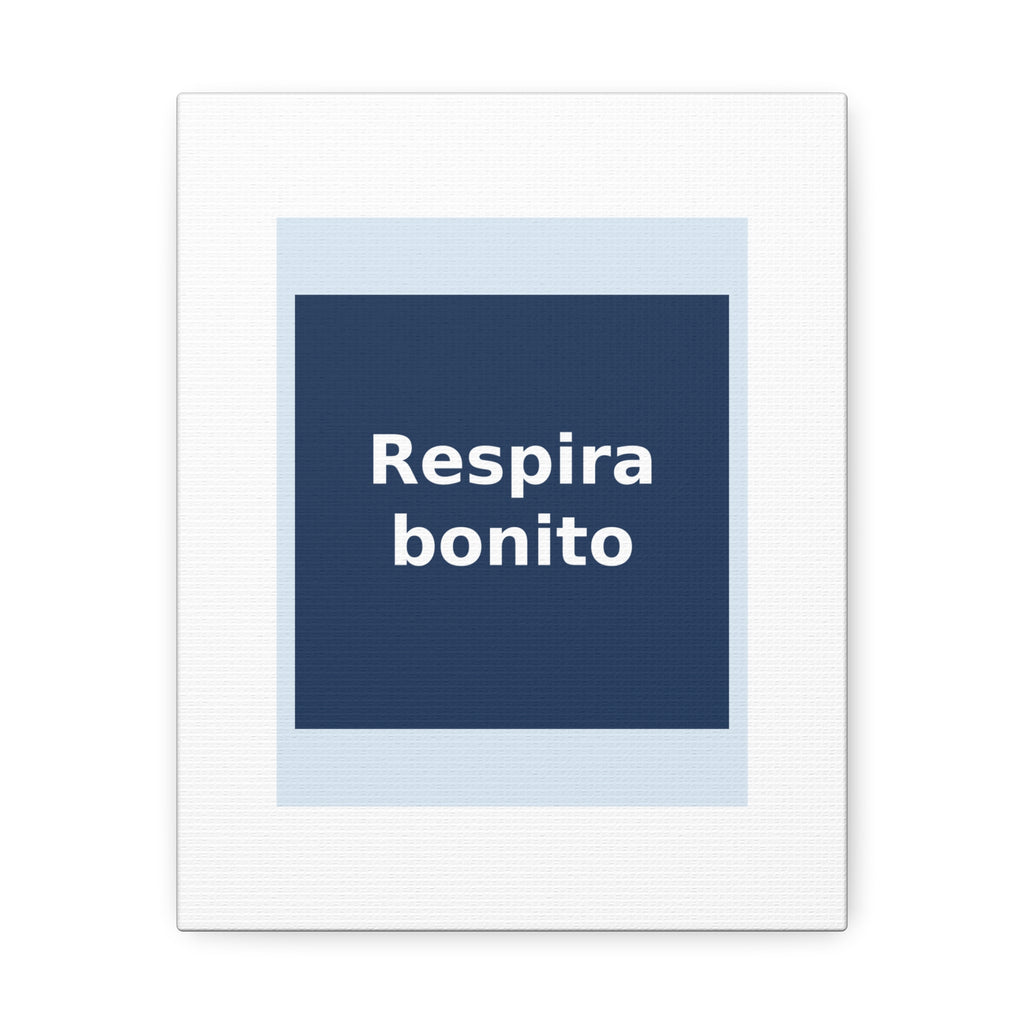 "Respira bonito" Black Cat Canvas | Trendy Gift for Her | Lifestyle | KayKay Classics