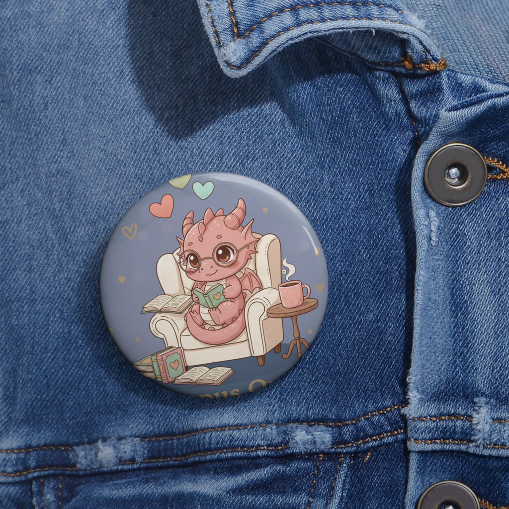 Dragon Pin Button – Campus Queen