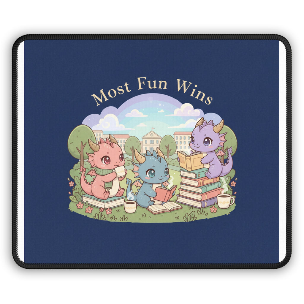 Baby Dragons Mouse Pad – Most Fun Wins
