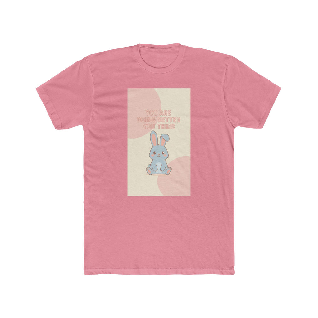 "YOU ARE DOING BETTER YOU THINK" Black Cat Unisex Tee | College Girl Gift | Fashion | KayKay Classics