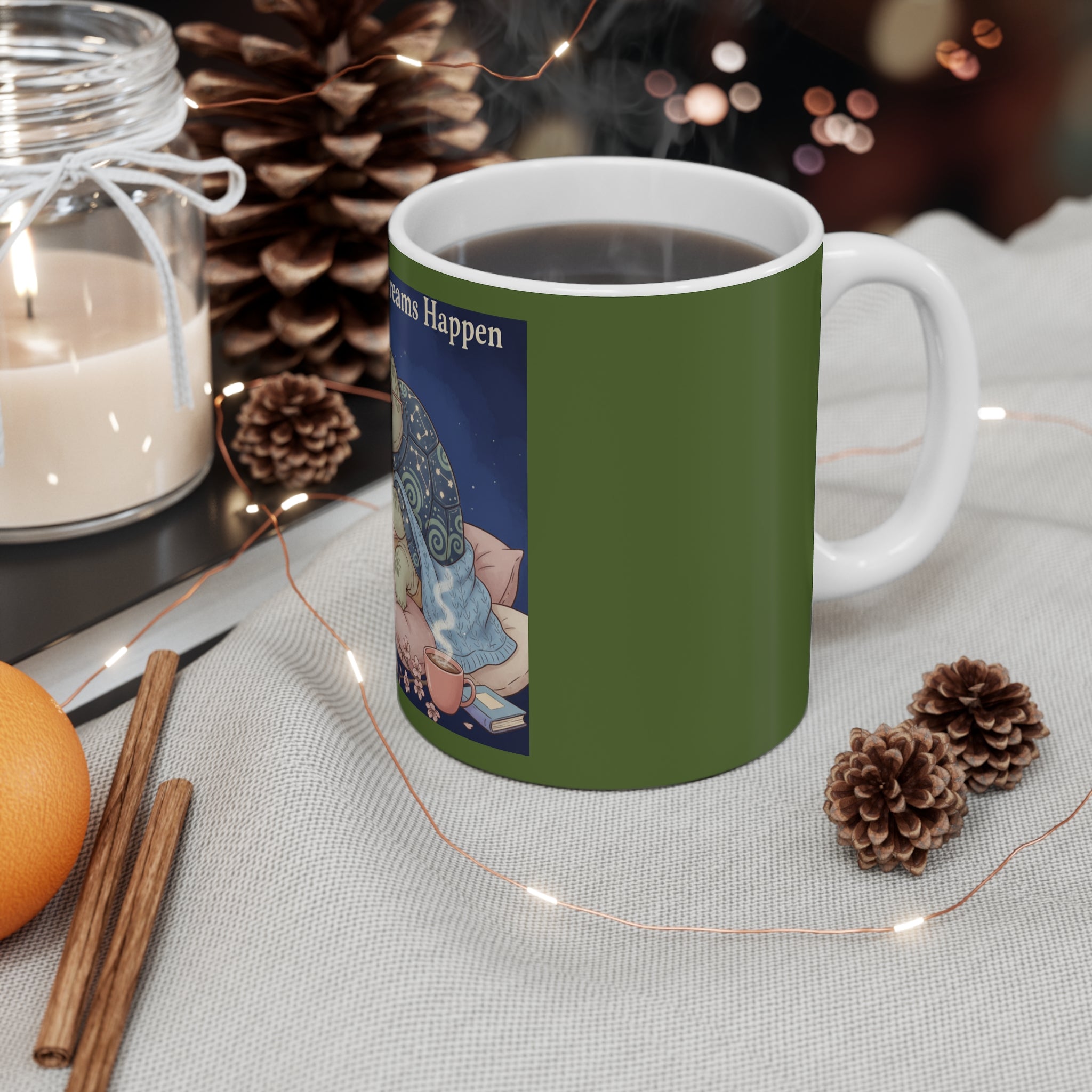Turtle Mug 11oz – Making My Dreams Happen