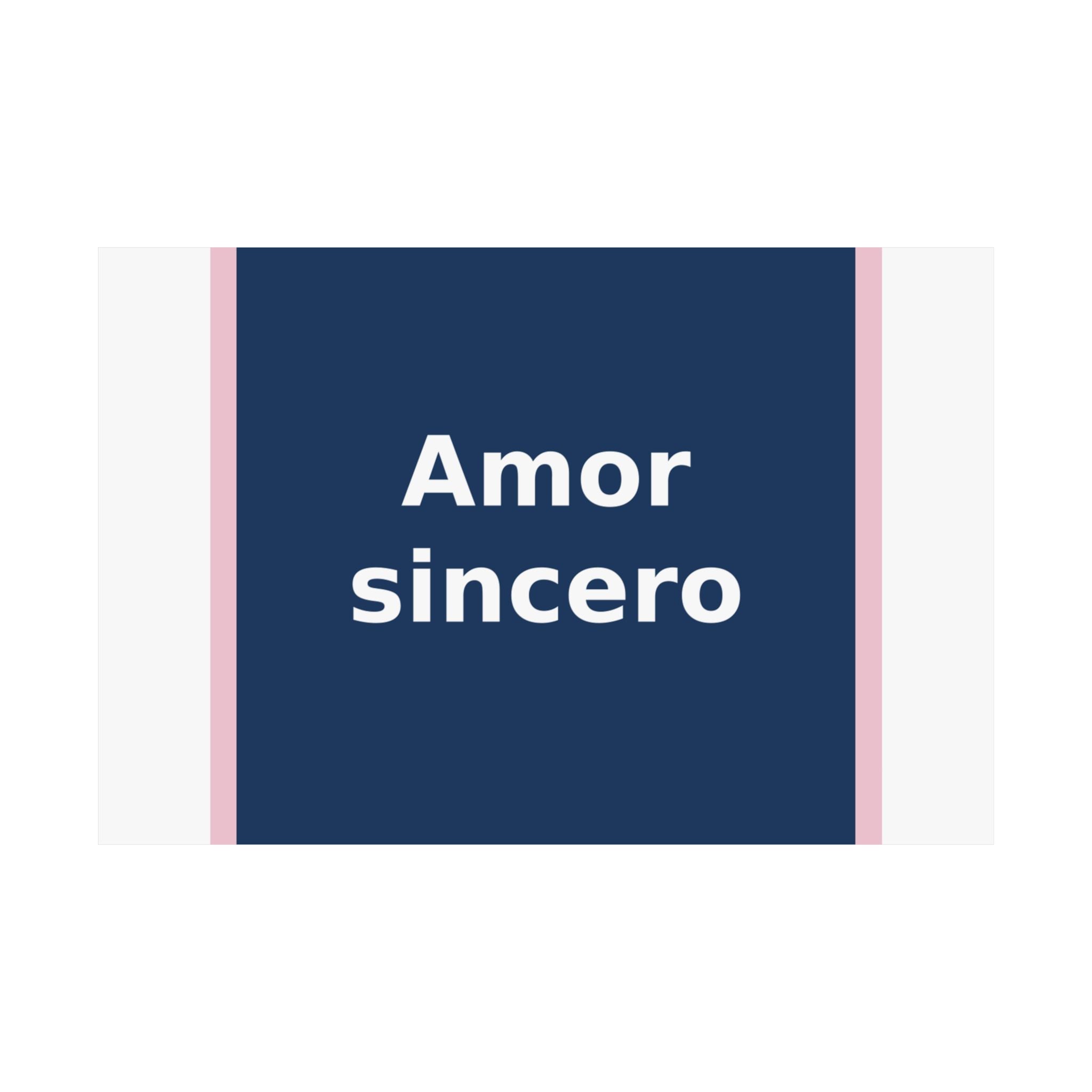 "Amor sincero" Black Cat Poster | College Girl Gift | Fashion | KayKay Classics