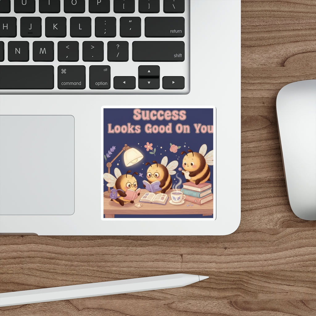 Honeybees Die-Cut Sticker – Success Looks Good on You