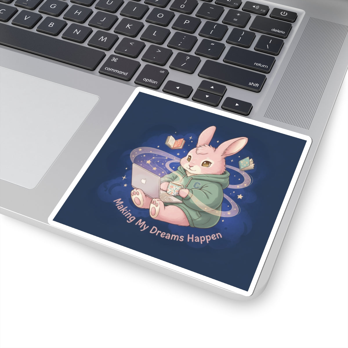 Rabbit Kiss-Cut Sticker – Making My Dreams Happen