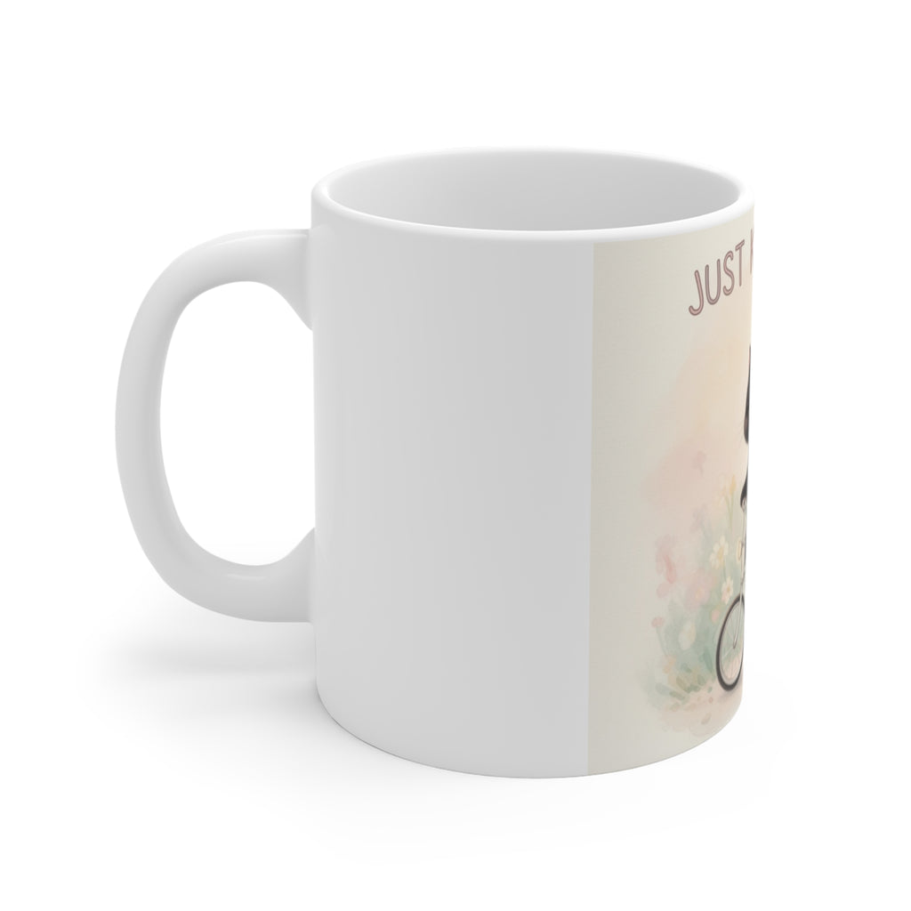 JUST KEEP GOING Cat Mug 11oz