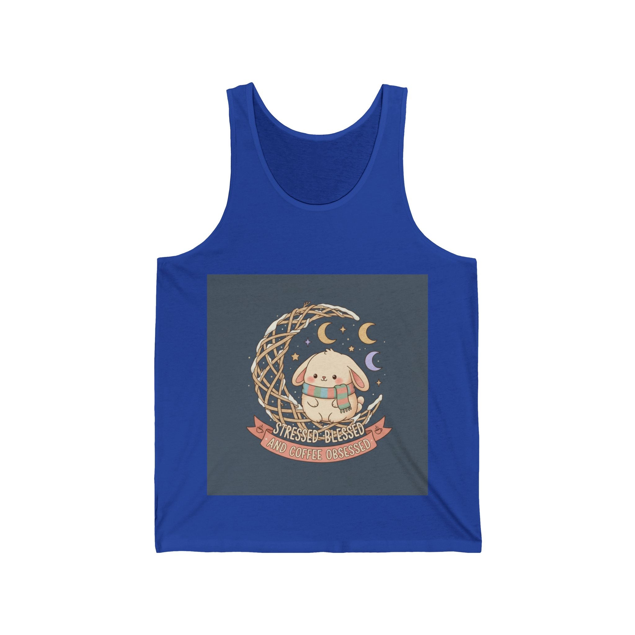 Stressed Blessed and Coffee Obsessed Tank Top