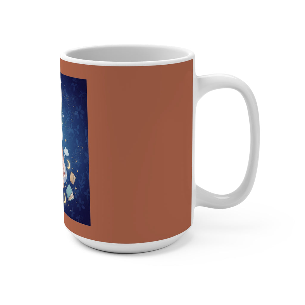 Rabbit Mug 15oz – Dream Big, Study Hard