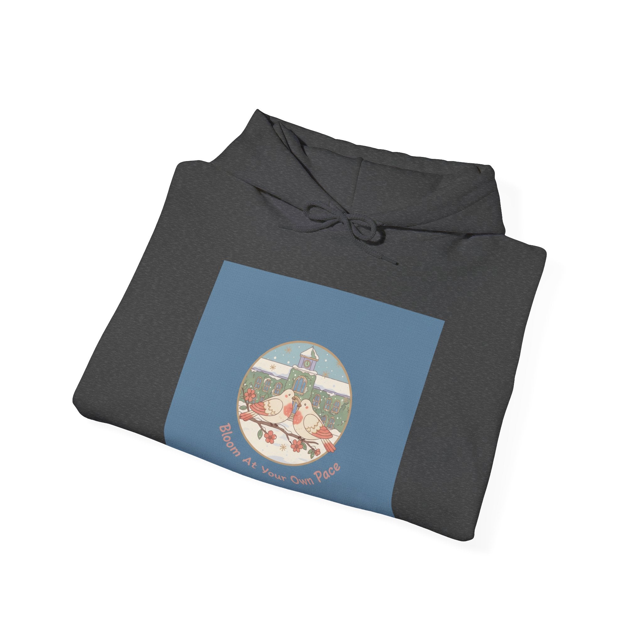 Bloom At Your Own Pace Birds Hoodie