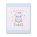 "LOVE YOURSELF FIRST" Black Cat Canvas | College Girl Gift | Fashion | KayKay Classics