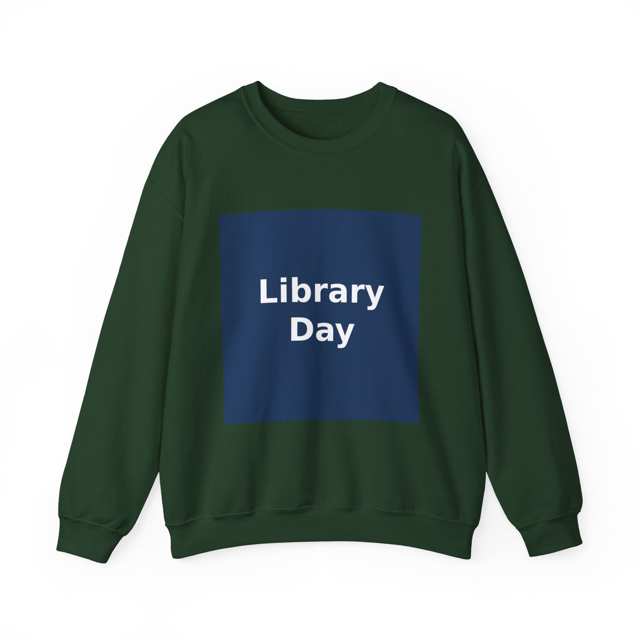 "Library Day" Black Cat Crewneck | College Girl Gift | Fashion | KayKay Classics