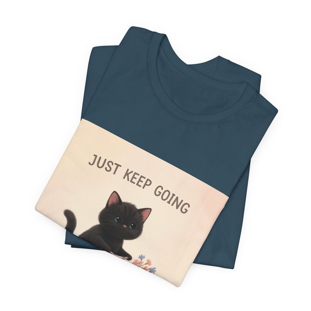"Life Behind Bars" Black Cat Women Tee | College Girl Gift | Fashion | KayKay Classics