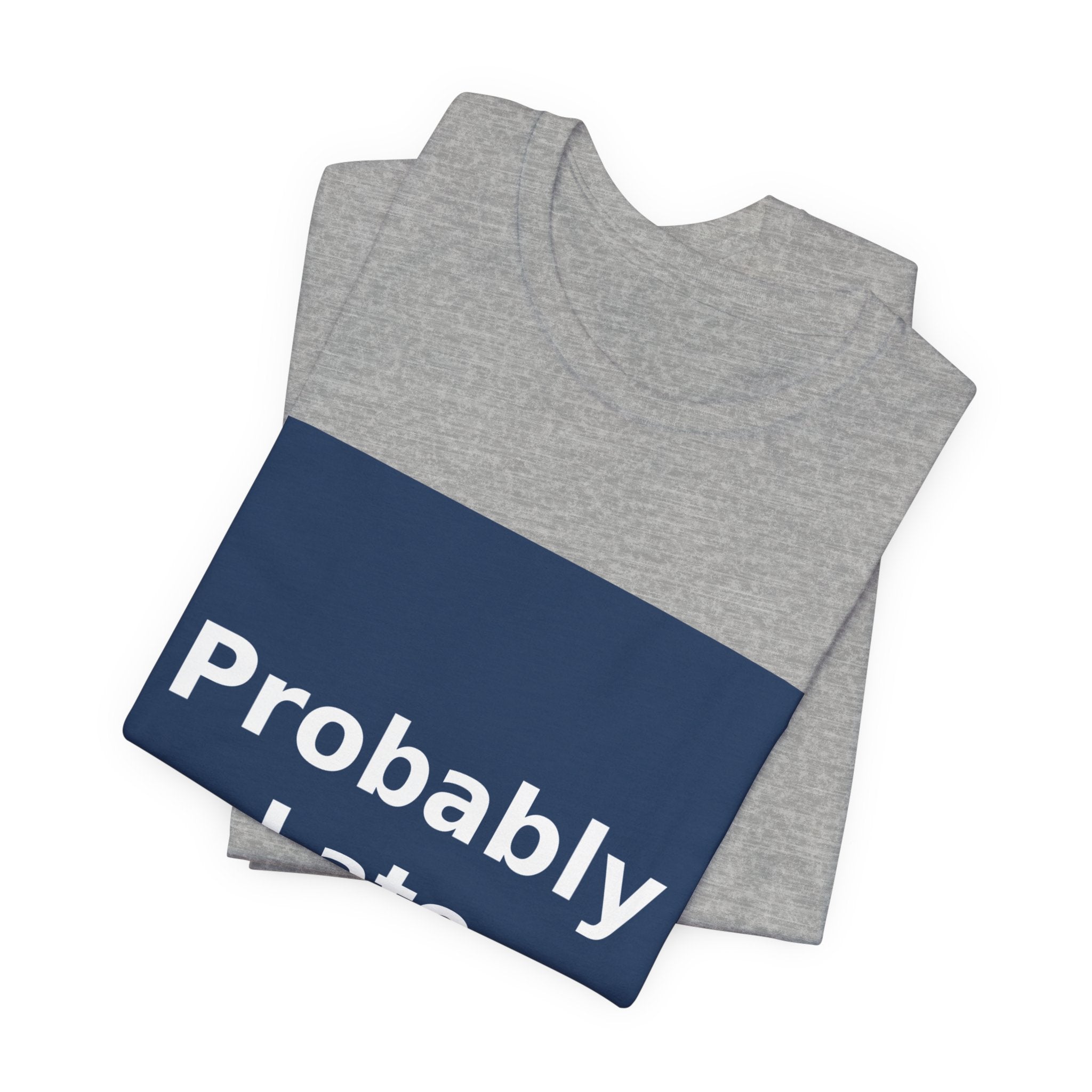 "Probably Late" Black Cat Women Tee | College Girl Gift | Fashion | KayKay Classics