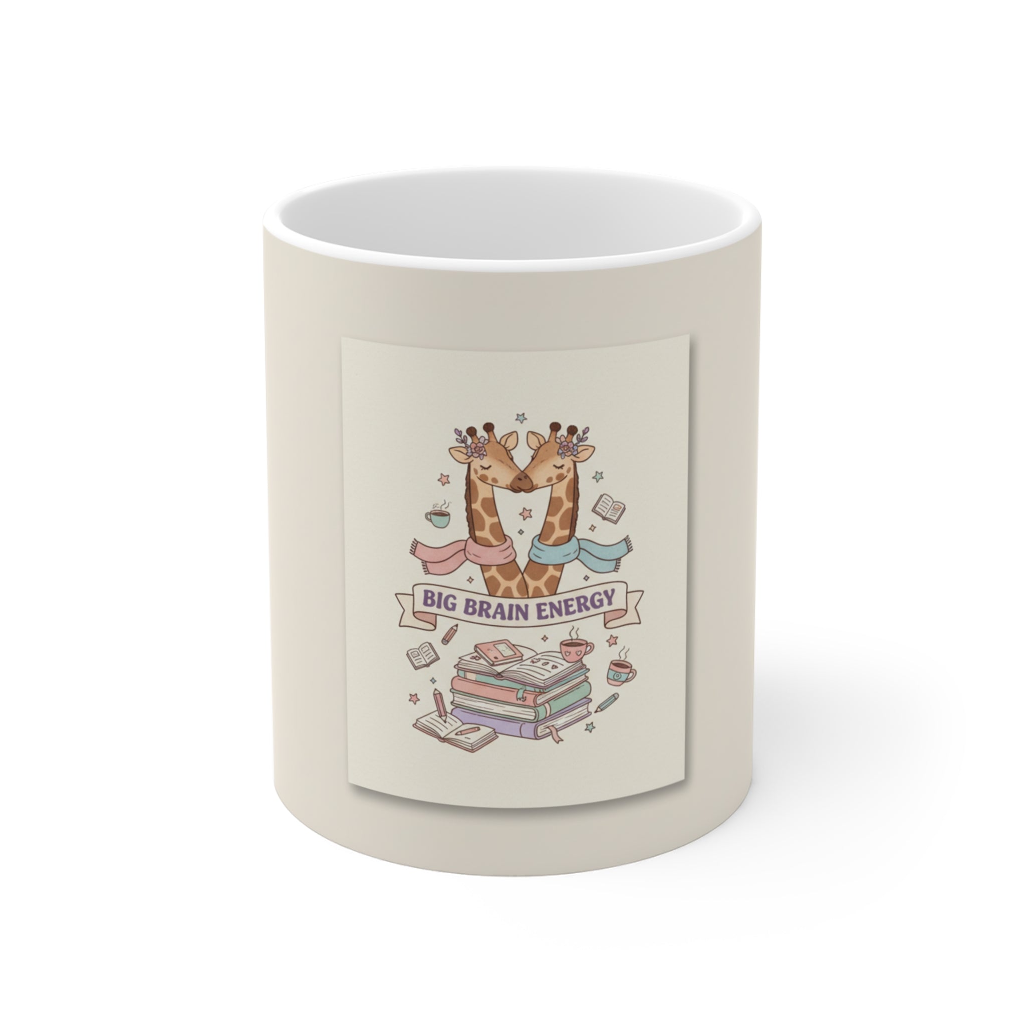 BIG BRAIN ENERGY Giraffe Mug 11oz