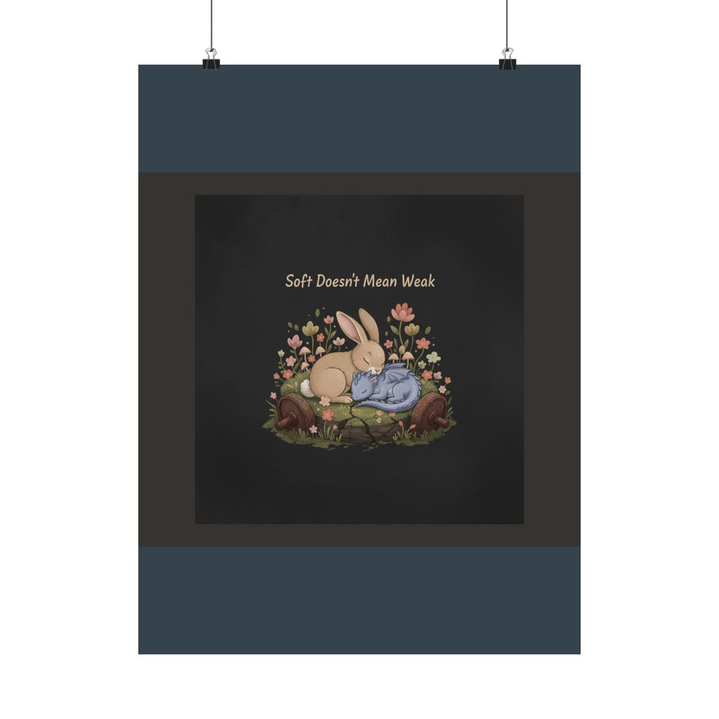 Dragon Poster – Soft Doesnt Mean Weak