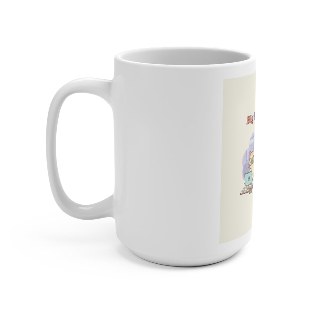 Big Brain Energy Cats Mug 15oz