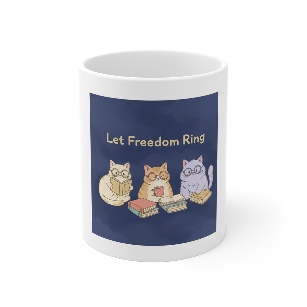 Cats With Glasses Mug 11oz – Let Freedom Ring
