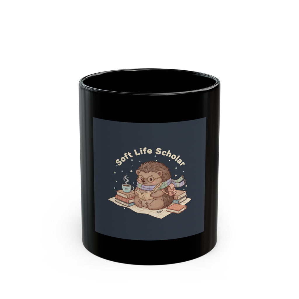 Bunny Black Mug 11oz – Soft Life Scholar
