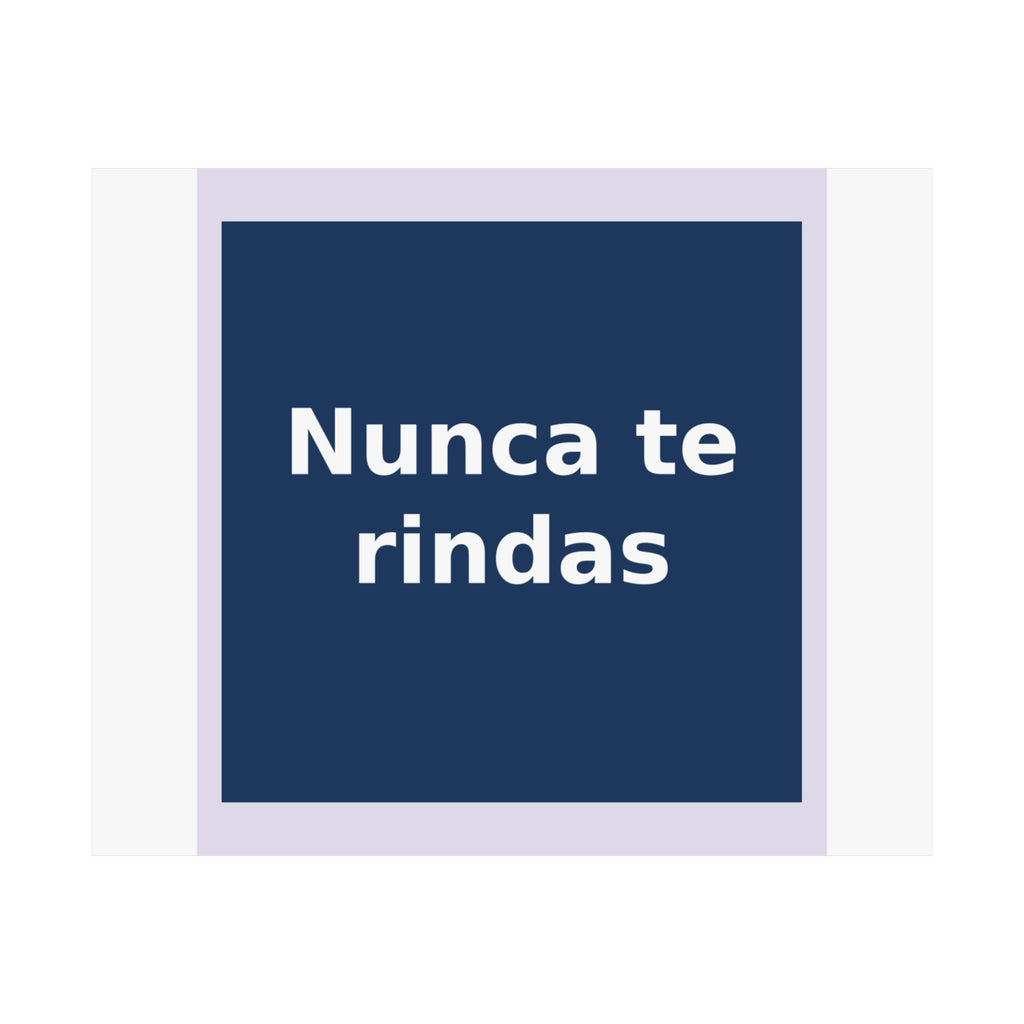 "Nunca te rindas" Black Cat Poster | College Girl Gift | Fashion | KayKay Classics