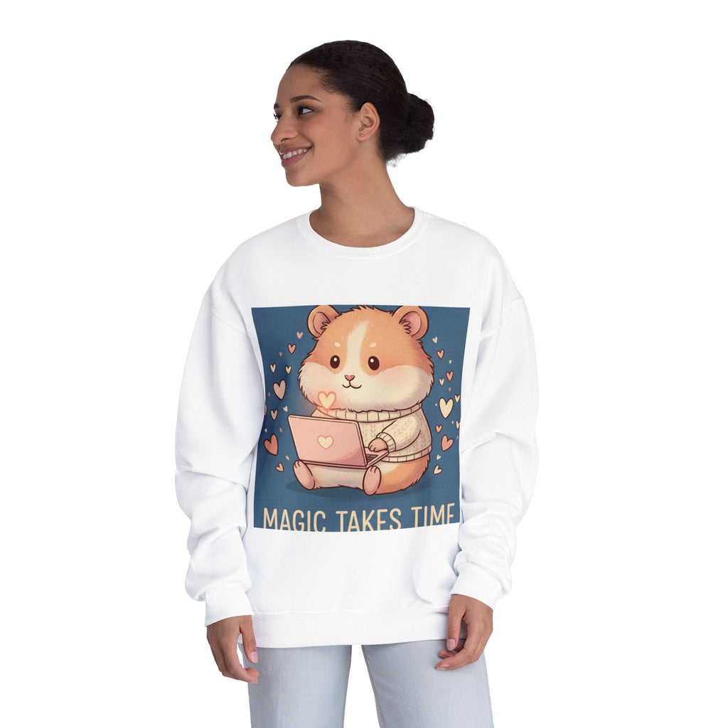 Hamster Crewneck Sweatshirt – Magic Takes Time