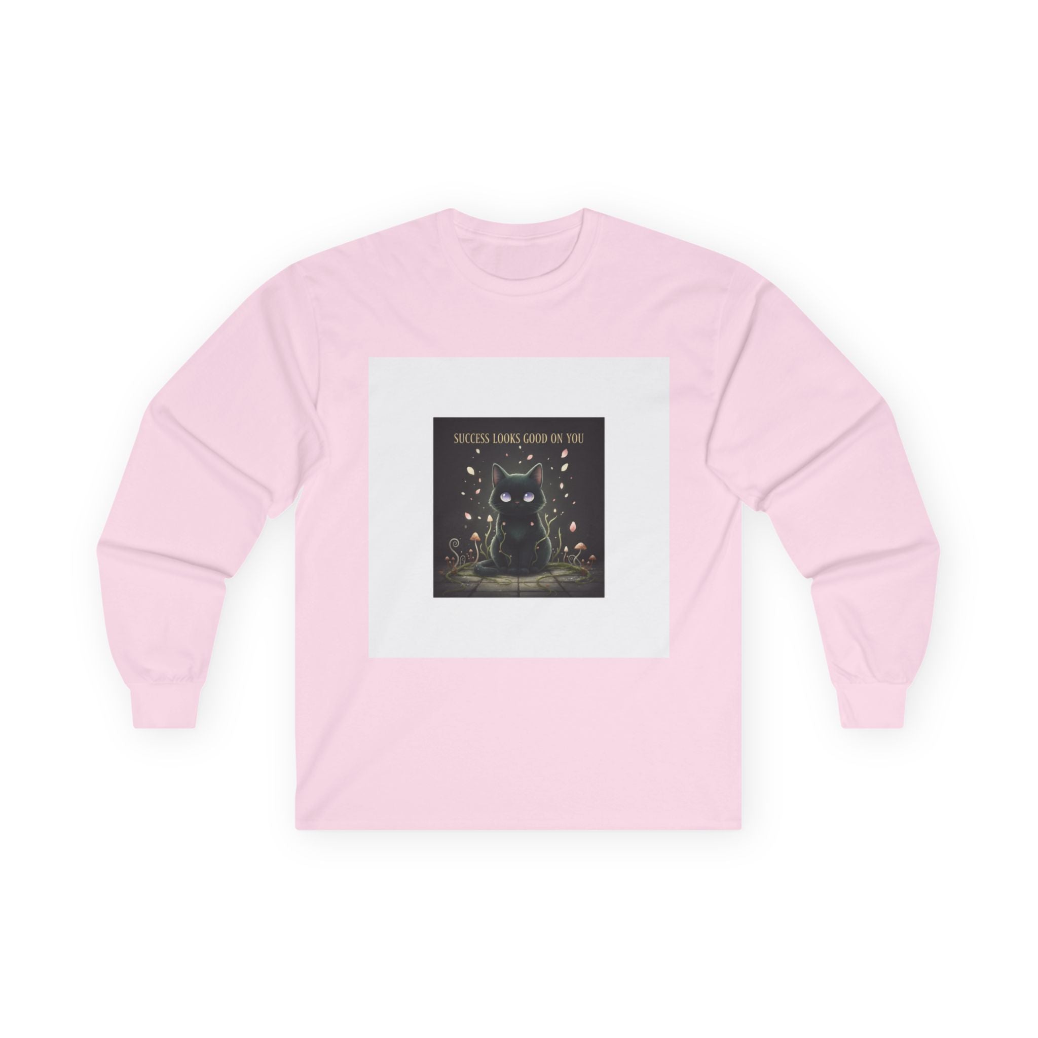 Black Cat Long Sleeve Tee – Success Looks Good on You