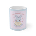 "LOVE YOURSELF FIRST" Black Cat Mug | College Girl Gift | Fashion | KayKay Classics