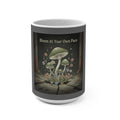 Black Cat Mug 15oz – Bloom at Your Own Pace