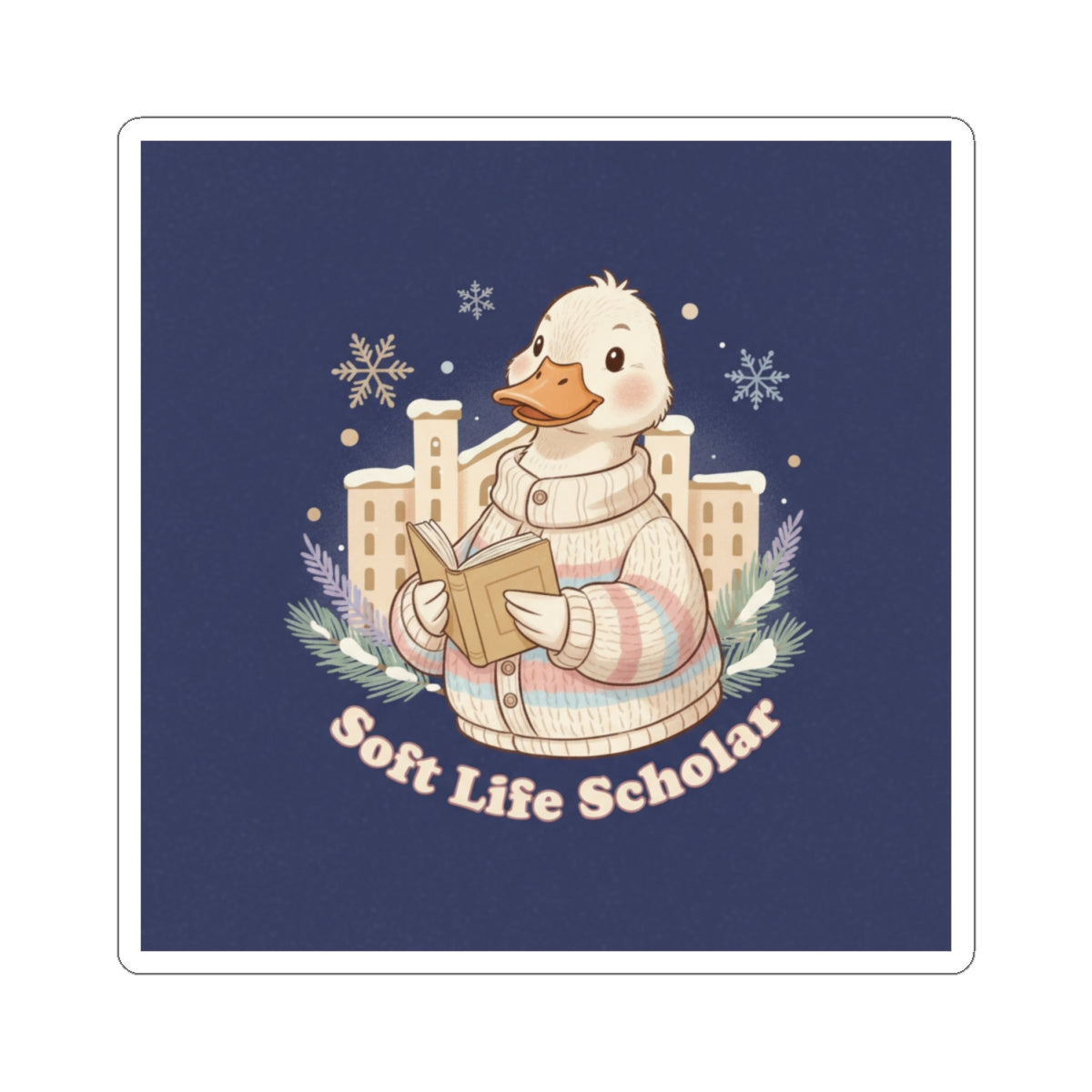 Duck Kiss-Cut Sticker – Soft Life Scholar