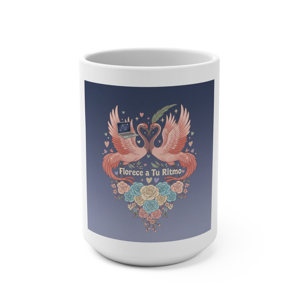 Florece a Tu Ritmo Flamingo Mug 15oz