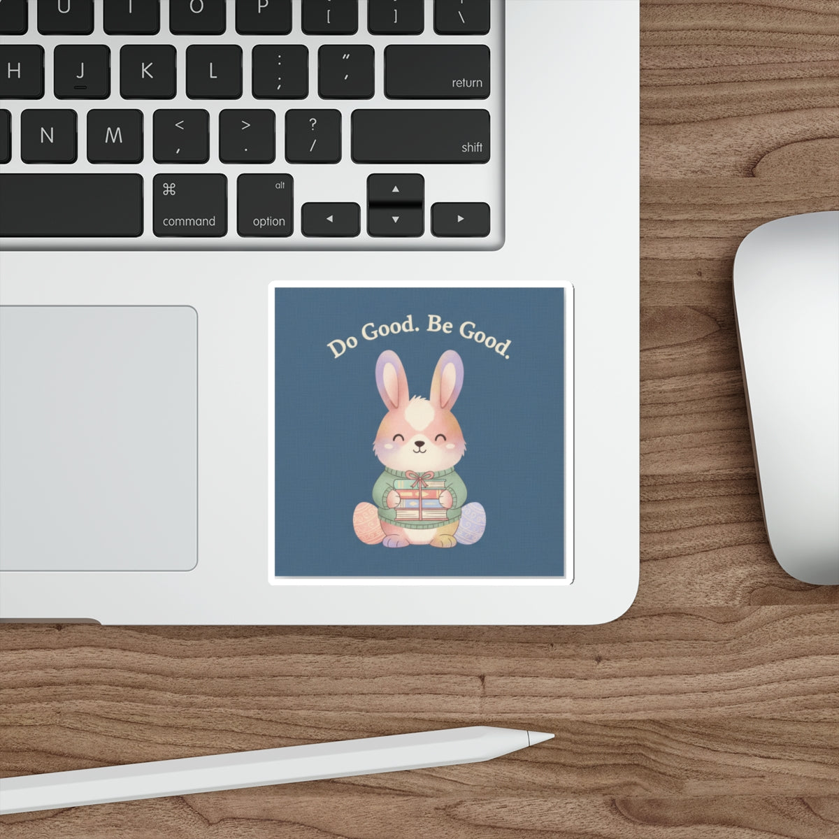 Bunny Die-Cut Sticker – Do Good Be Good