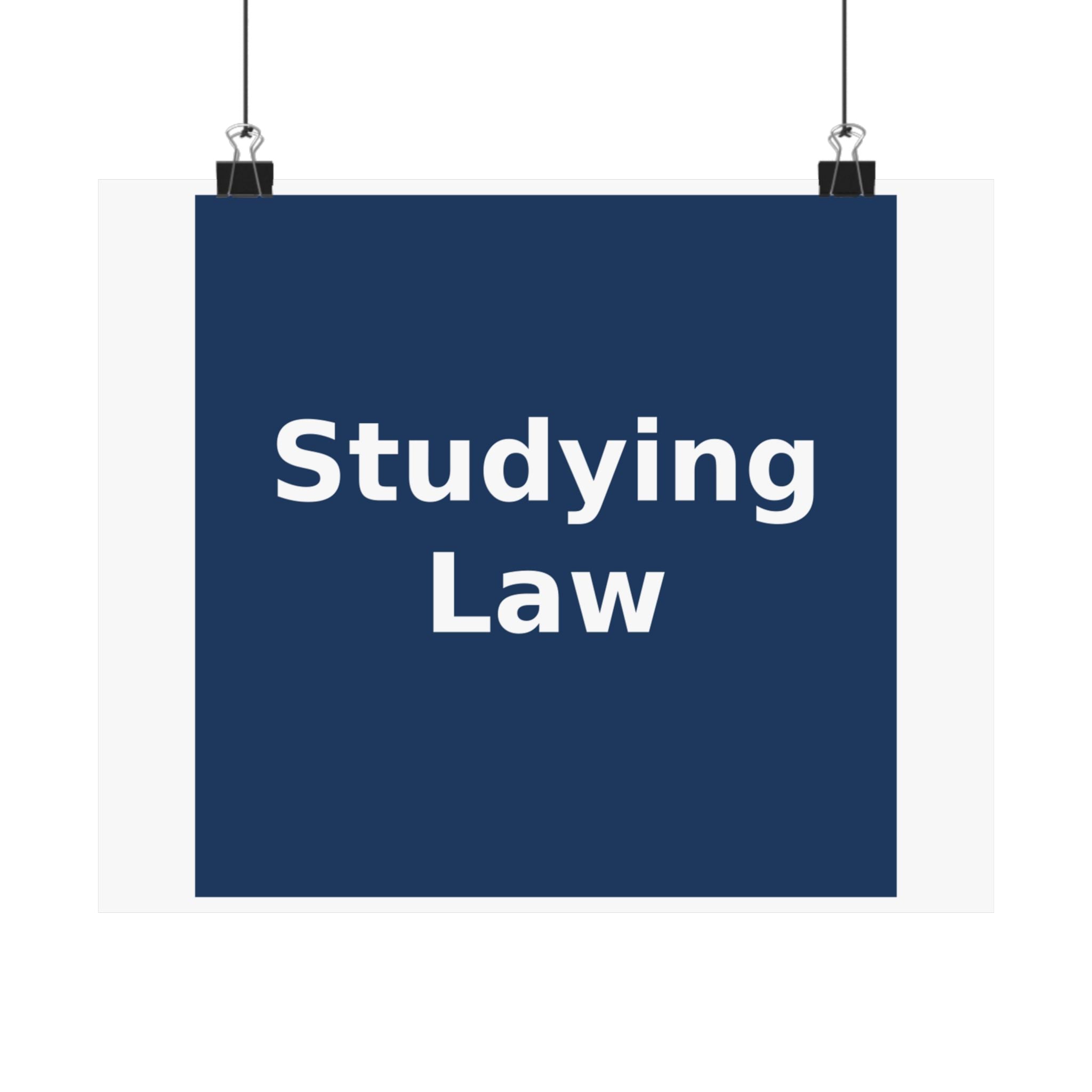 Studying Law - KayKay Poster