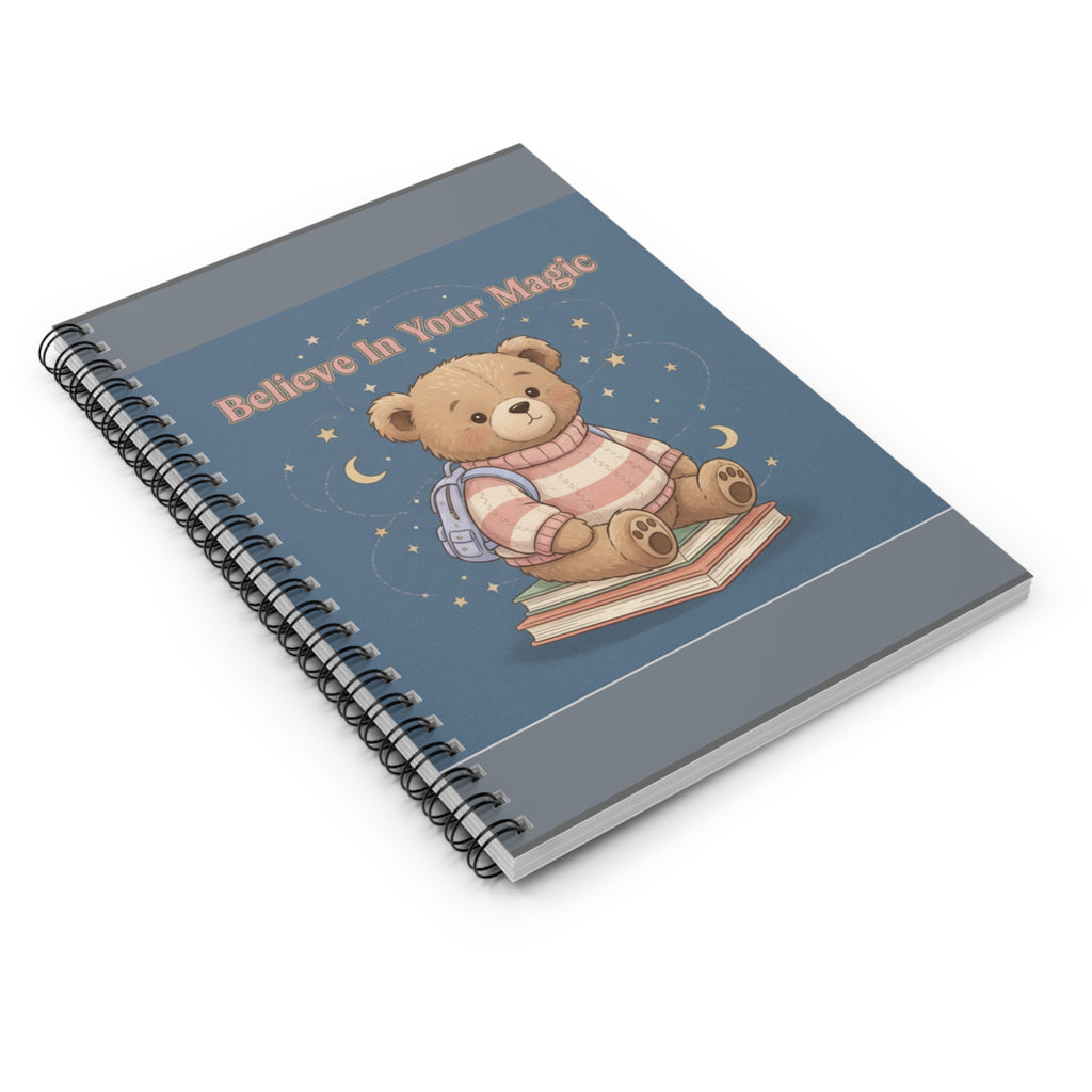 Bear Spiral Notebook – Believe in Your Magic