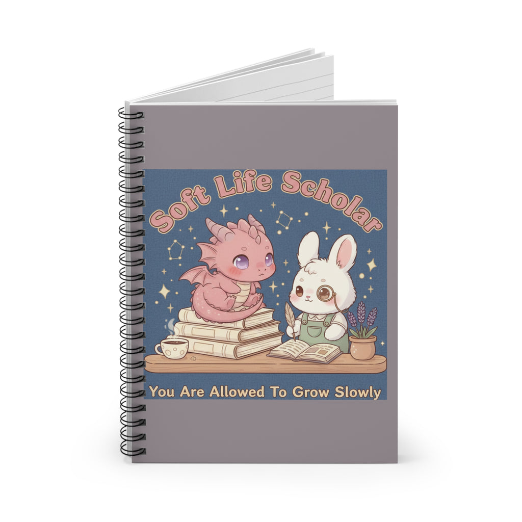 Dragon Spiral Notebook – Soft Life Scholar You Are Allowed to Gro