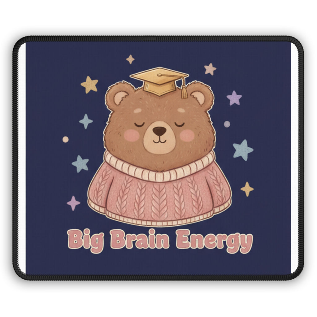 Bear Mouse Pad – Big Brain Energy